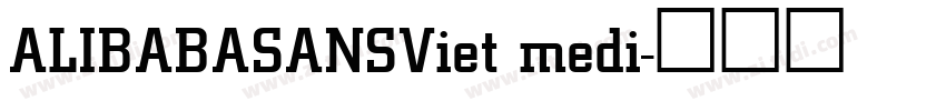 ALIBABASANSViet medi字体转换